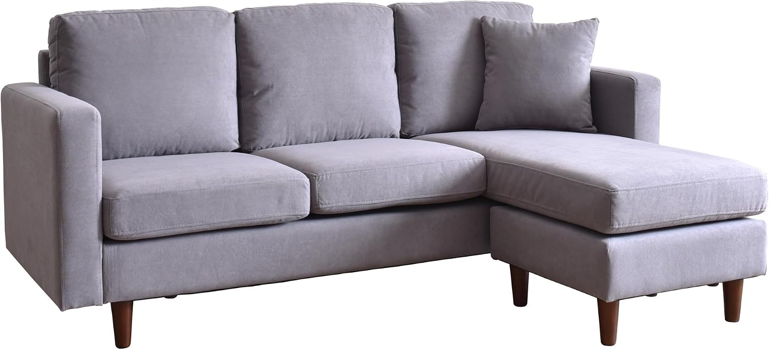 VENTOTA Mola-N DGY Sofa, 2.5 Seats, 3 Seats, Couch, L-Shape, Stylish, Low Sofa, 3 Seats, Armrests, Sofa, Living Sofa, Scandinavian
