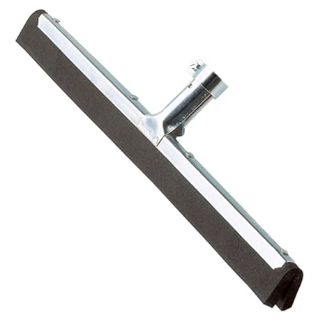 Ettore 1639 Wipe N Dry Floor Squeegee, Black Moss Rubber, 30 Inch Width (Pack of 10)