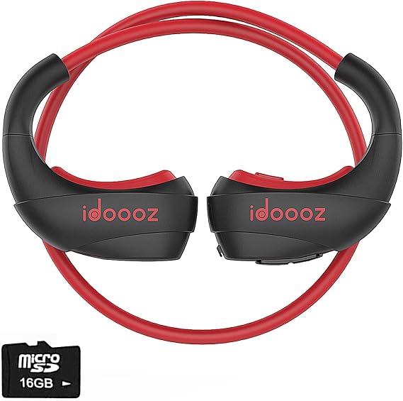 Wireless Bluetooth Mp3 Player Included 16GB Memory, Mp3 Player with Bluetooth Headphones,in-Ear Headphones for Workout,Cordless Sports Ear Buds for Gym Running Jogging(All-in One)