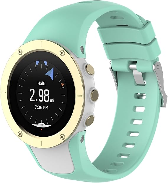 Senter Quick Release Premium Soft Rubber Replacement Straps for Suunto Spartan Trainer Wrist HR Smart Watch