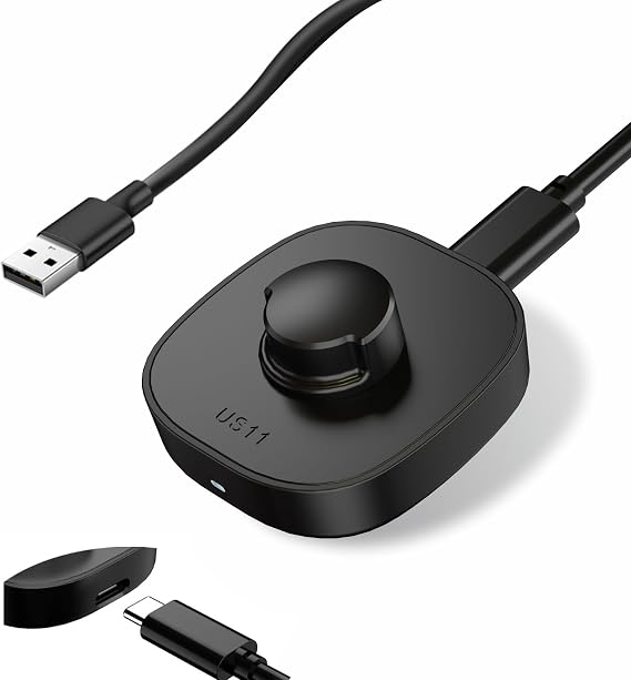 Charger for Oura Ring Gen3 - Size 12 - Fast Charging Dock with USB-C Cable Compatible with Oura Ring Gen3 | Full Battery Charge in 60-90 Minutes -
