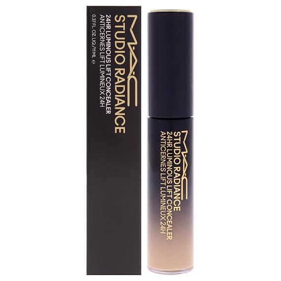 Studio Radiance 24HR Luminous Lift Concealer - NC15 Light Beige with Golden Undertone by MAC for Women - 0.37 oz Concealer