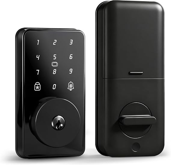 Keyless Entry Door Lock with Keypad, Biquole Smart Deadbolt Lock