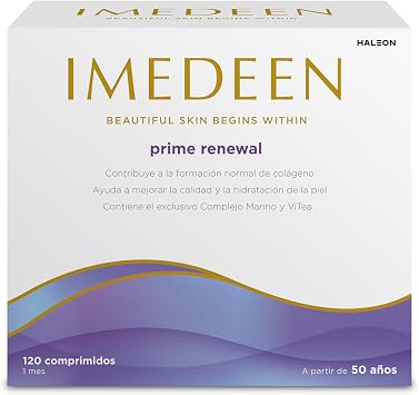 IMEDEEN Prime Renewal Anti-Aging Dietary Supplement   ViTea, Marine Complex, Vitamin C, E, and Zinc   Contributes to collagen formation   120 tablets