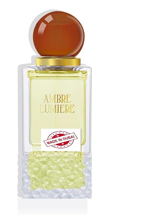 Ambre Lumiere Eau de Parfum, Amber Woody Fragrance with Mint, Floral and Cedar Notes