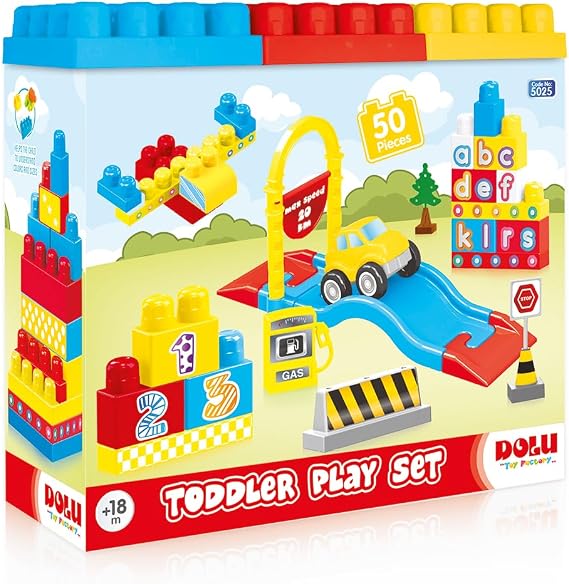 Dolu Yol Ve Blok Set 50 Parça