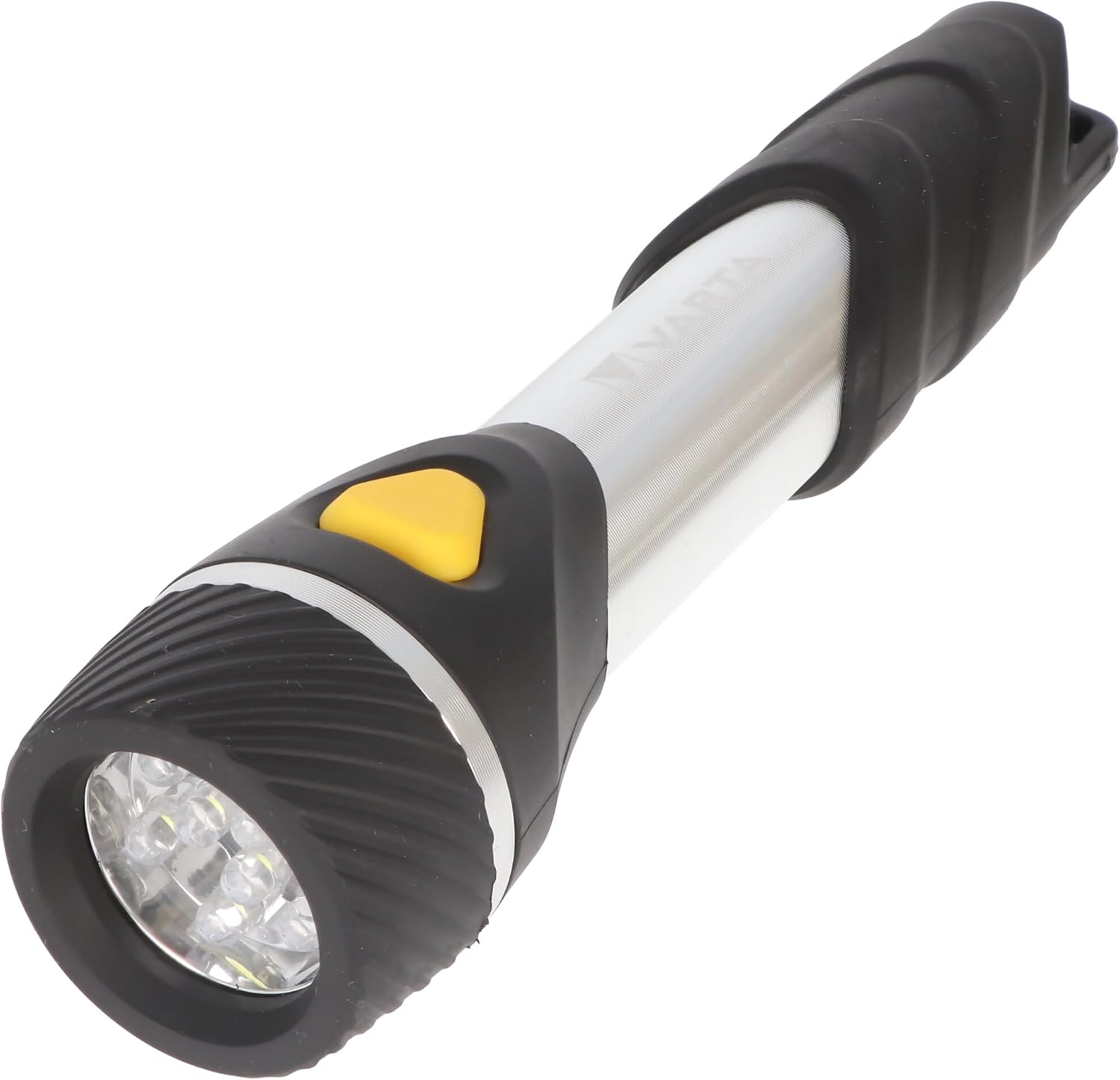 Varta F20 Day Light Multi Led Flashlight, 9 Led 2 X Aa Longlife Power Battery, Ideal for Home, Camping, Fishing, Garage, Emergency, Power Outage, Outdoor [Energy Class A]