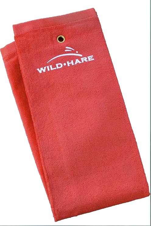 Wild Hare Hand Towel, Red