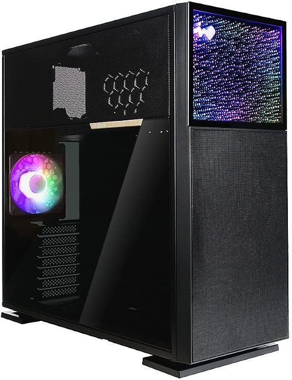 in Win N515 Black Nebula Design Front Panel Mid Tower