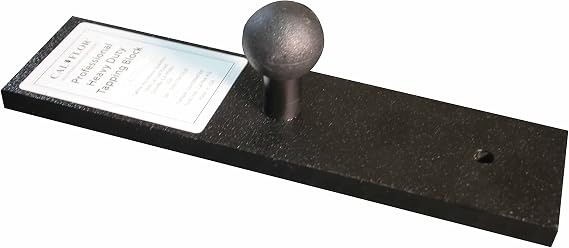 Ergonomic Professional Tapping Block 11.5 Solid Hardwood Tapping Block with Notched Ends & Ball Handle Safe & Precise Floor Installation Tool