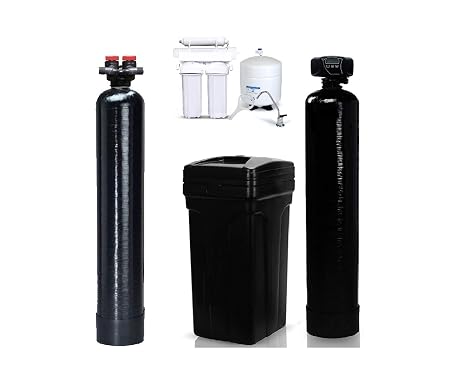 Premiersoft Whole House Fleck Water Softener 48,000 Grain + Upflow Carbon 1.5 cu ft Filtration + Drinking Water RO System
