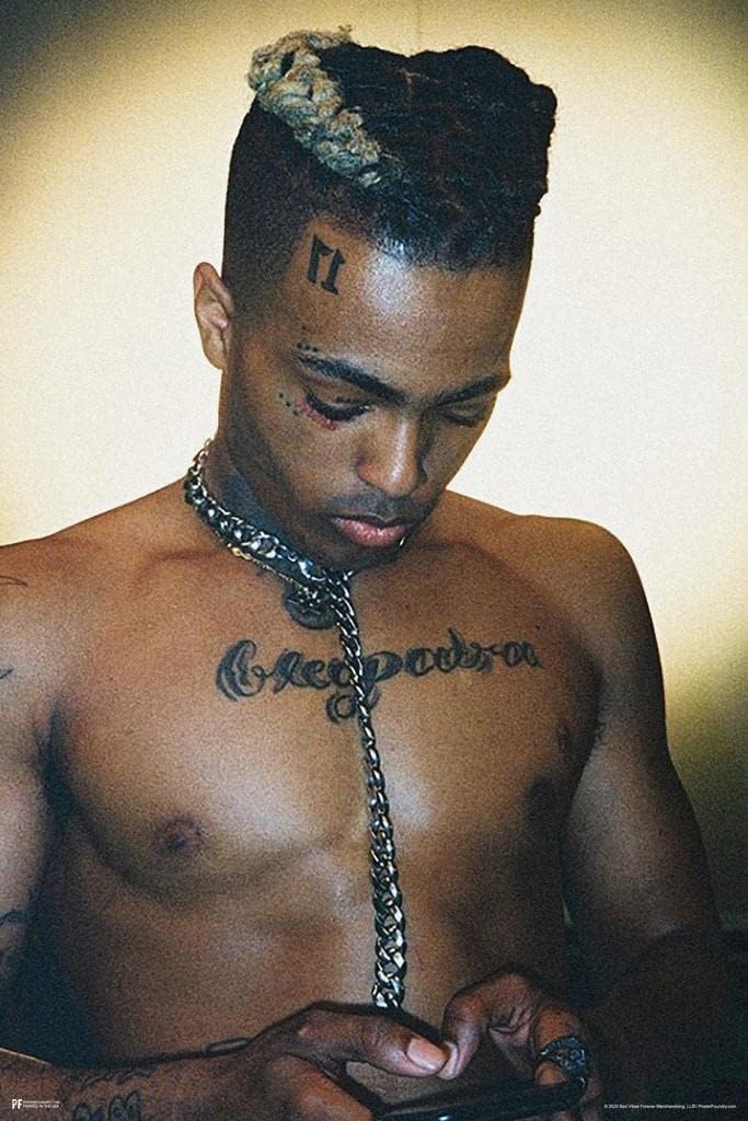 tentacion Poster Texting tentacion Merch Bad Vibes Forever  17 Album Art Skins Trap Music Aesthetic tenations Merch XXtentacion Tapestry Rapper