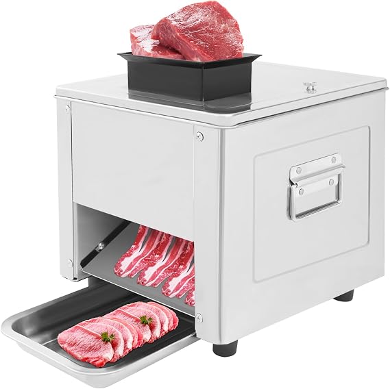 3.5mm Meat Cutter Machine, 850W 310r/min Electric Meat Slicer Shredded Cutting Machine, Commercial Stainless Steel Food Slicer for Home and Restaurant Use (3.5mm)