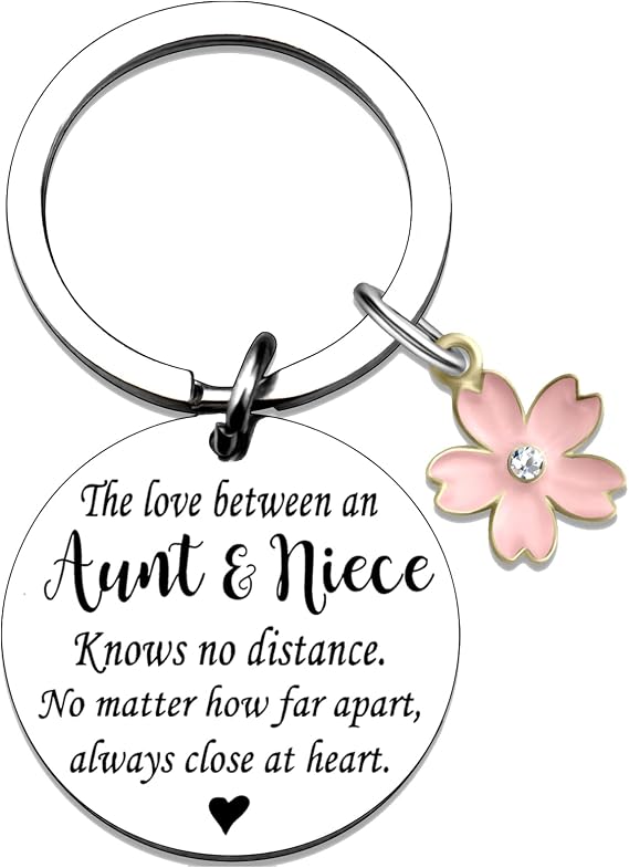 Aunt Niece Keychain Gift For Aunts From Niece Gifts From Auntie