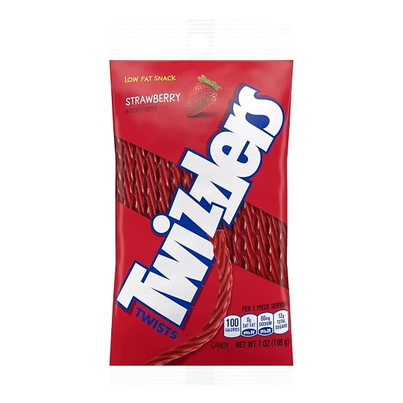 Twizzlers Strawberry Twists, 7-Ounce Bag