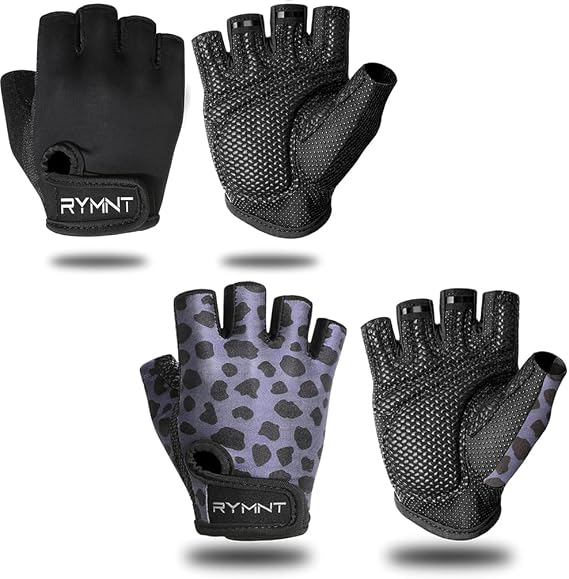 RYMNT 2 Paris Workout Gloves for Women Men - Weight Lifting Gloves Small