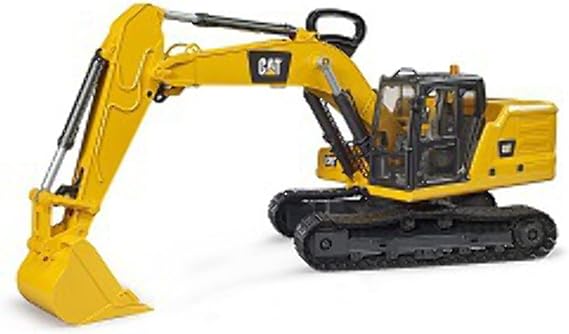 Bruder 02484 Cat Excavator with Structure, 1:16 Scale Excavator Toy