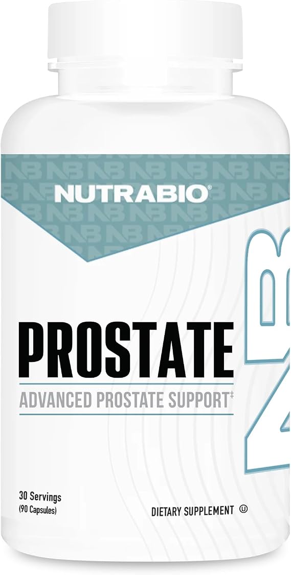 NutraBio Prostate- Advanced Prostate Function Support- Inflammation Defense and Antioxidant Support- 90 Capsules