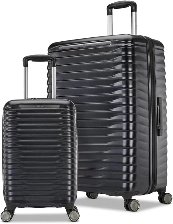 Samsonite Element 2 Piece Hard Case Luggage Set in Black