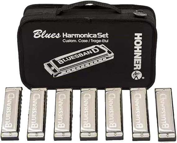 Hohner Bluesband Harmonica 7-Piece Set