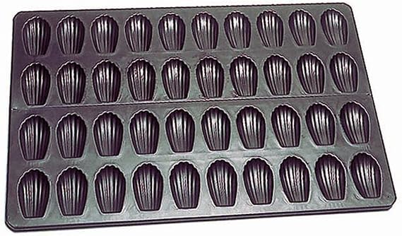 Matfer Bourgeat Exopan Steel Madeleine Sheet, Nonstick, 3", 40 cavities