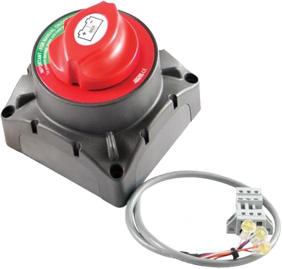 BEP 720-MDO Remote Operated 500 Amp Battery Switch with Optical Sensor, 12/24V