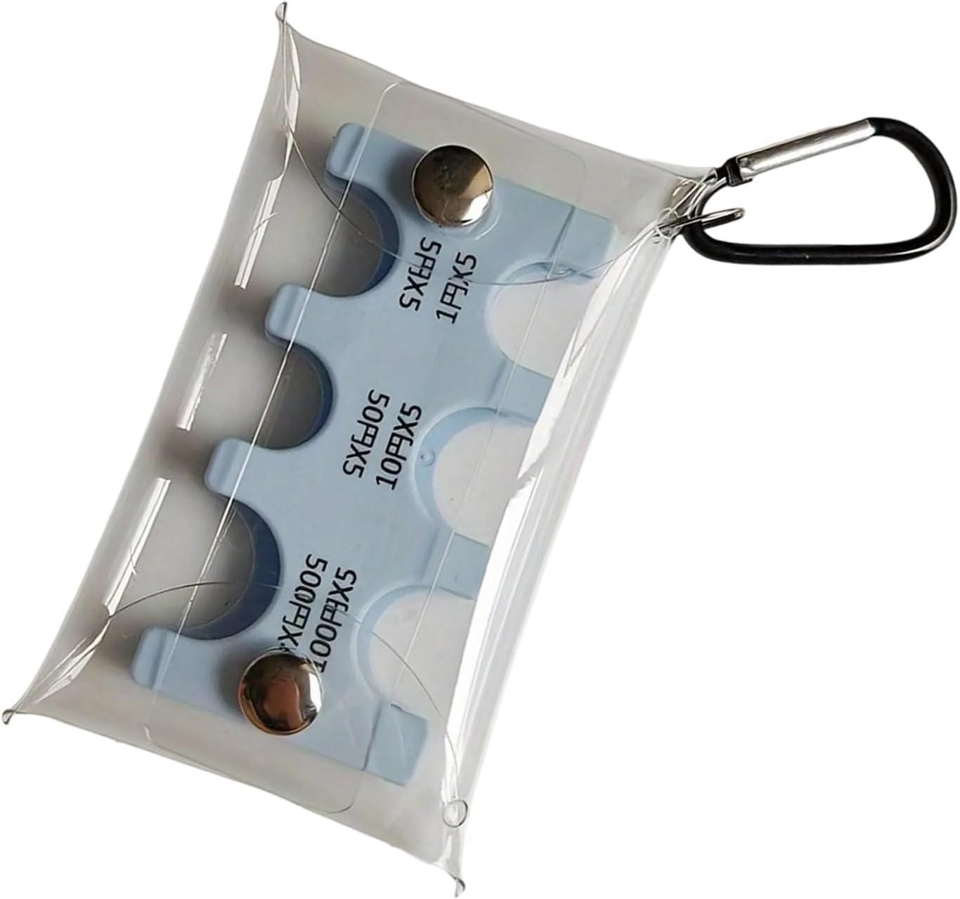 Japanese Yen Coin Holder Organizers Coin Sorter Wallet Transparent Keychain Coin Purse Travel Coin Storage Organizers