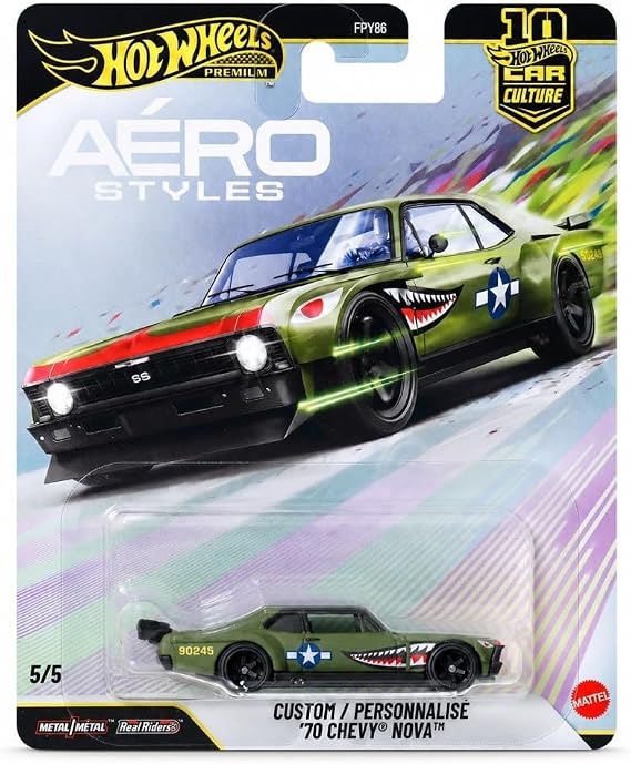 Hot Wheels Premium Car Culture Custom ’70 Chevy Nova JKF37