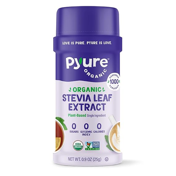 Pyure Organic Stevia Extract Powder | Zero Calorie Sweetener, 1000 Servings