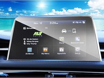 SHAOHAO for 2021 Genesis G70 Screen Protector, Car Touch Screen Protector for 2020 2021 Genesis G70 8 In Touchscreen Protector 2021 G70 HD Clear Navigation Display Protective Film for Genesis G70 2019 2020