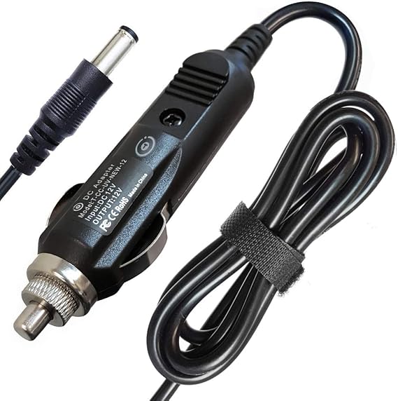 T POWER Car Charger for GAEMS Personal Gaming Environment Vanguard Sentry GAEMS Personal Gaming Environment Vanguard 190 G190 G190S GMSG190S 19" M240 24" M270 27" Series AUTO Cable Boat Power Cord