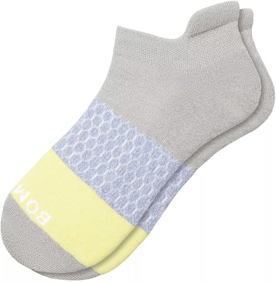 Bombas Women's Originals Ankle Socks, (Grey/Blue)
