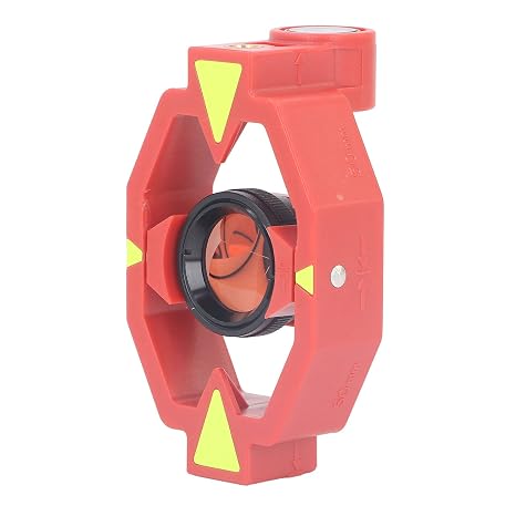 Survey MiniPrism, 30mm Constant Offset Clear Total Station Prism Bubble Improves Reflectivity for Tunnel