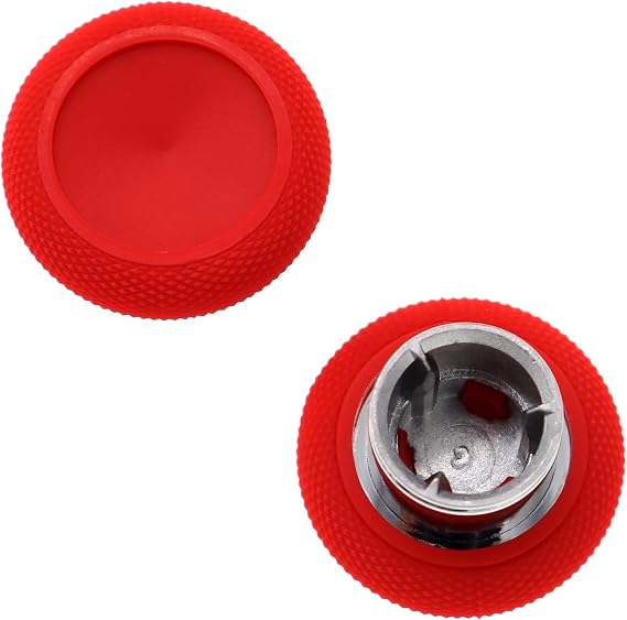 Deal4GO Standard Height Concave Magnetic Analog Short Thumbstick Replacement for Xbox Elite 2 Wireless Controller Series 2-Pack (RED), 1797STS2P