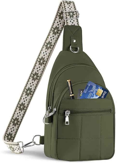 Anti Theft Crossbody Bags for Women,RFID Blocking Sling Bag