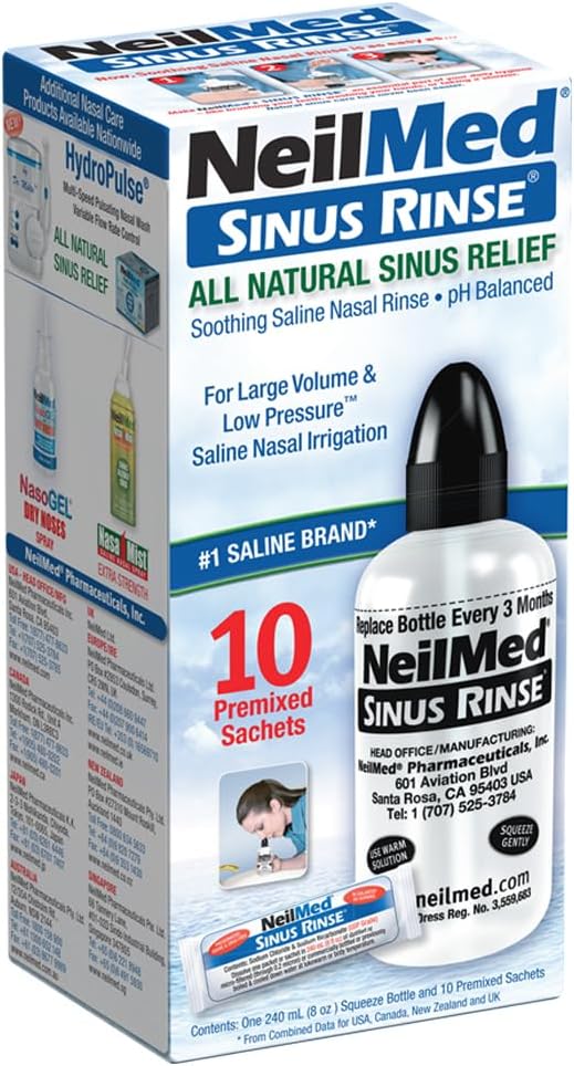 Sinus Rinse Kit, 10 Packs, SRK-10