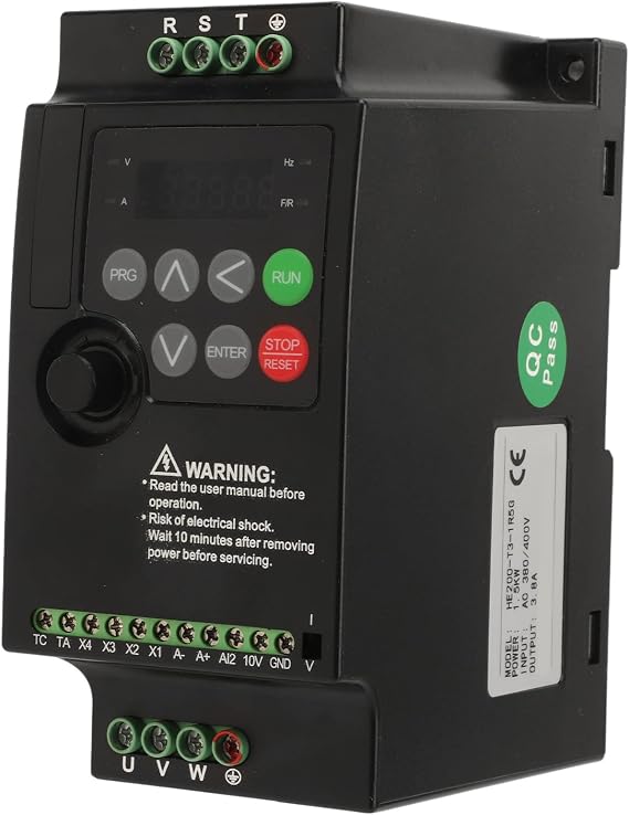 Variable Frequency Drive,Frequency Controller,VFD 1.5KW AC380 400V Input AC380V Output 3PH for Pump Lathe
