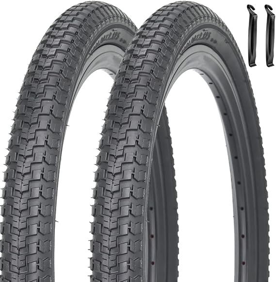 20" Bike Tires 20 x 2.125 inch Folding Bike Tires Fit for 20 X 1.95 20 X 2.10 20 X 2.125 Mountain Bike Beach Cruiser Bike City Urban Kids Bike Bikes