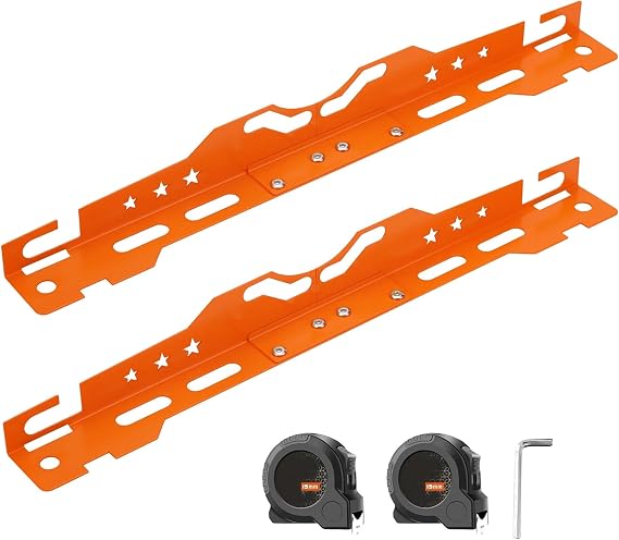 Wheel Alignment Tool - Heavy Duty Alloy Steel Toe Plates, Accurate Adjustable Camber Gauge, Vehicle Suspension Measurement Kit, Automotive Garage Equipment | Professional Tire Alignment System For Car