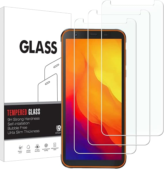 Screen Protector for Blackview BV6300 / BV6300 Pro [3 Pack] Easy to Install, Anti-Scratch, No-Bubble, HD Tempered Glass Screen Protector Compatible with Blackview BV6300 / BV6300 Pro