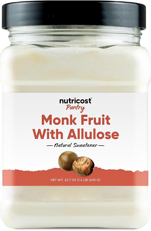 Nutricost Pantry Monk Fruit With Allulose (1.4 Pounds) Natural Sweetener