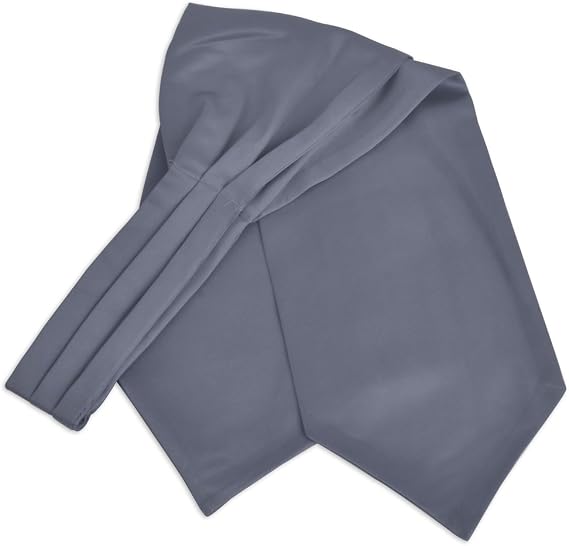 Men's Solid Color Satin Ascot Tie