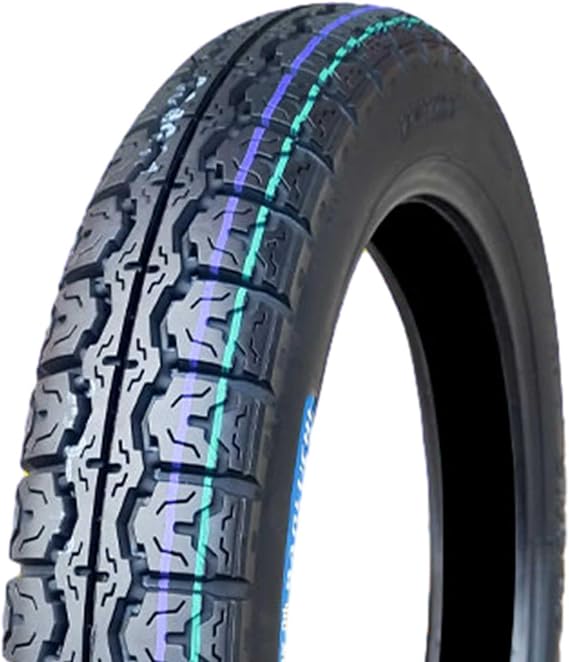 3.00-16 Street Tire for Scooter Front or Rear Performance Tire, 3.00x16 Dirt Bike Street Tire, All-Terrain Tread Design, 43P 225KPA