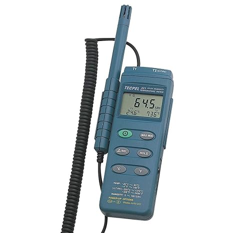 TECPEL DTM-321 Digital Handheld Temperature & Humidity Thermometer
