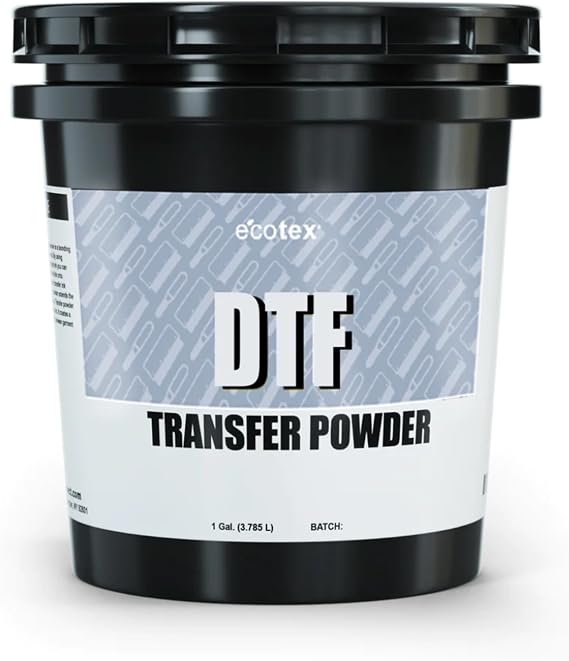 Ecotex DTF Powder Hot Melt Adhesive Powder for DTF Printing Soft, Flexible, High Adhesion on Cotton, Polyester, Nylon Screen Print Direct