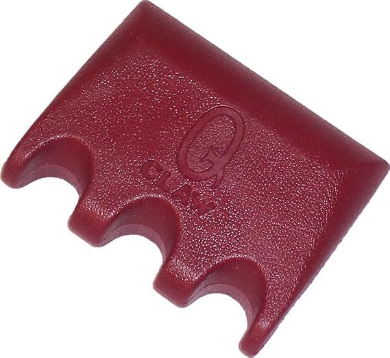 Interstate Moulding Q Claw 3-Cue Holder Burgundy