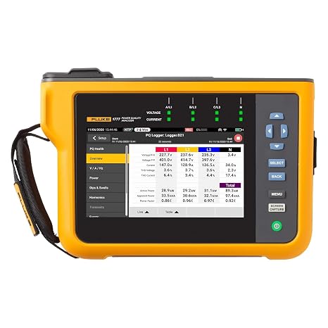 Fluke 1777 - Three-Phase Power Quality Analyzer, Electric Circuit Testing Device