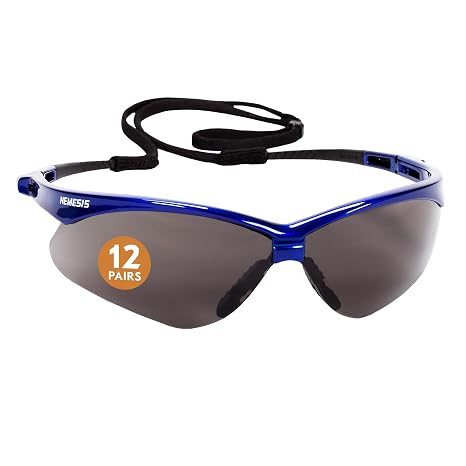 KLEENGUARD Ansell V30 Nemesis Smoke Lens Anti-Fog Coating Safety Glasses