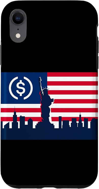 iPhone XR USD Coin USDC Cryptocurrency Image Logo Case