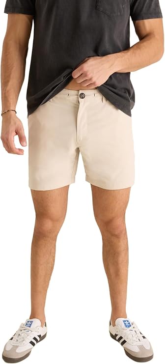 Chubbies Everywear Mens Shorts Mens Shorts Casual 6in Inseam, Elastic Waist, Water-Resistant, Zipper Pocket